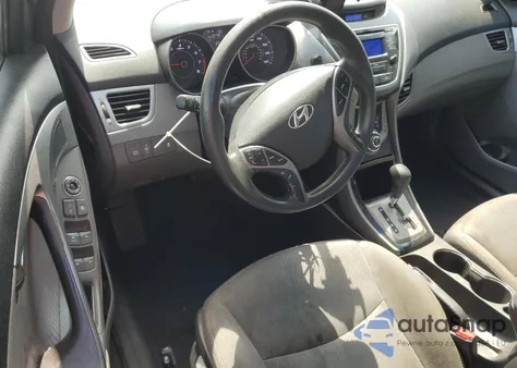 2013 Hyundai Elantra Gls from USA, damaged, VIN 5NPDH4AEXDH411393